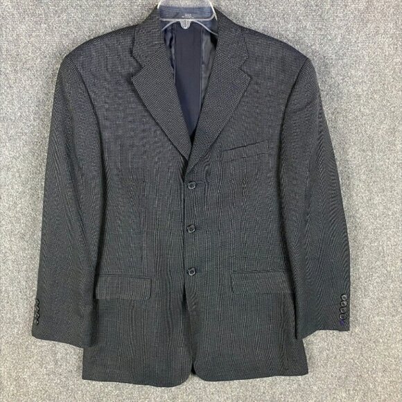 Haggar Blazer Men's 40R‎ Jacket Polyester Wool Adults 3 Buttons - Picture 1 of 9
